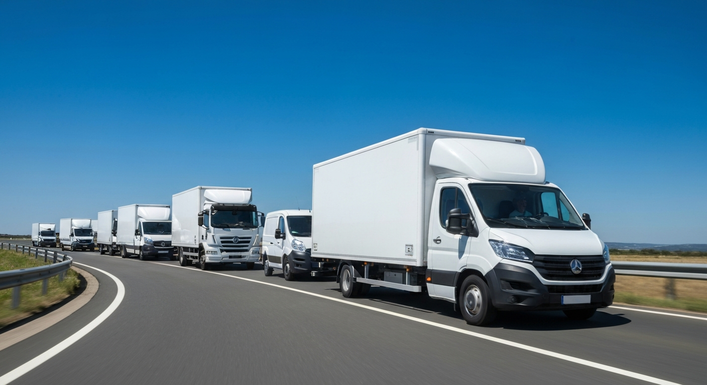 Modern Delivery Fleet